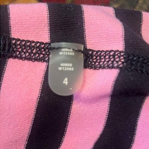 Lululemon Athletica Pink and Black Striped Tank Top size 4 - Picture 3 of 7